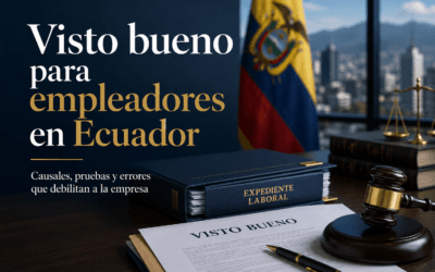 Visto bueno para empleadores en Ecuador: causales, pruebas y errores que debilitan a la empresa