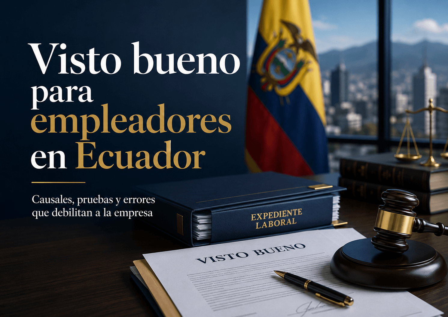 Visto bueno para empleadores en Ecuador: causales, pruebas y errores que debilitan a la empresa