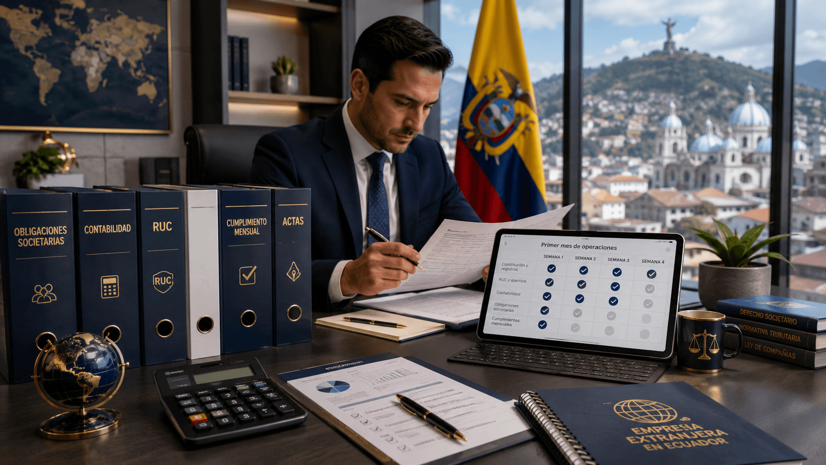 Empresa extranjera en Ecuador: qué obligaciones contables y societarias tendrás desde el primer mes