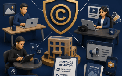 Derechos de autor en Ecuador para empresas: quién es dueño del contenido creado por empleados, agencias y freelancers