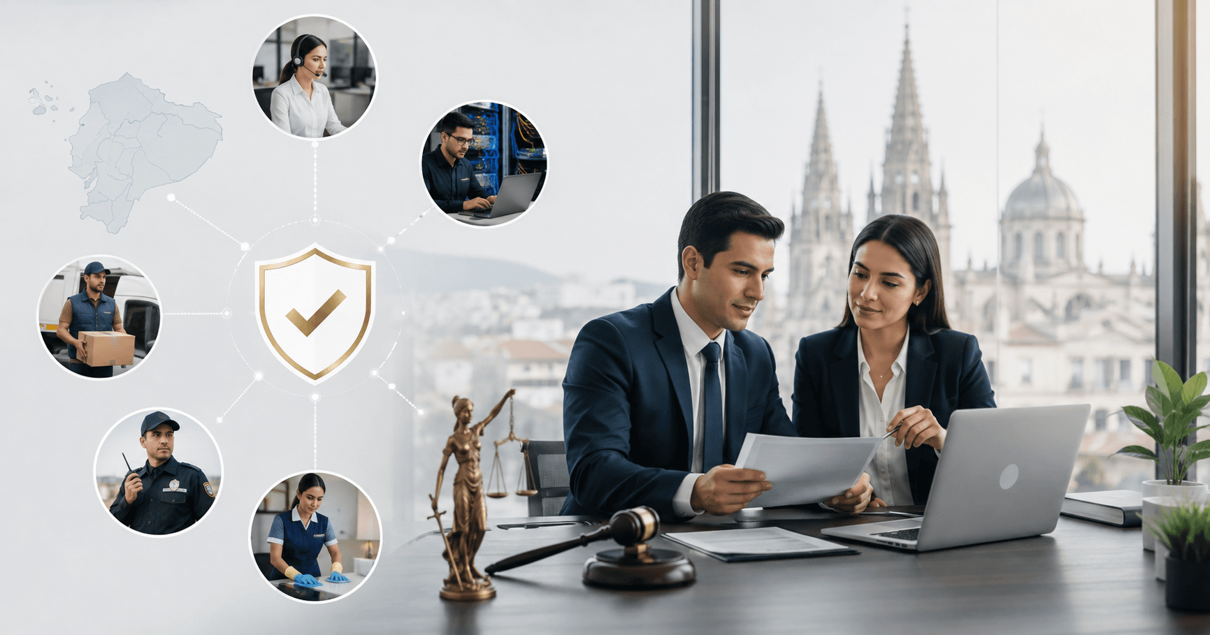 Outsourcing en Ecuador: qué servicios puede externalizar una empresa sin caer en tercerización laboral ilegal