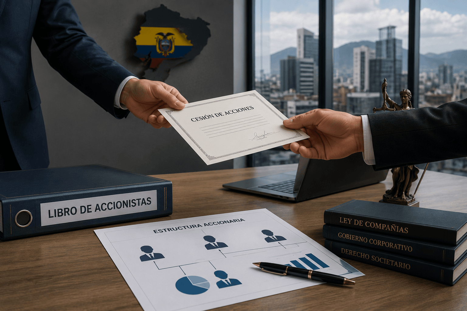 Cambio de accionistas o cesión de participaciones en Ecuador: errores frecuentes en actas, contratos e inscripciones