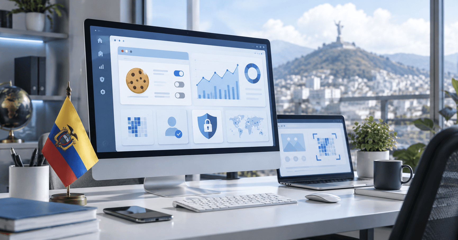 Cookies, píxeles y analítica web en Ecuador: cómo cumplir la LOPDP en tu página